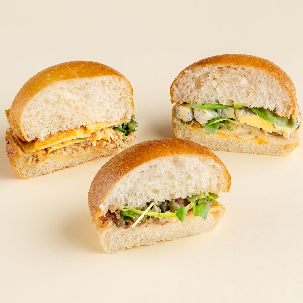 Brioche: 3 half-buns